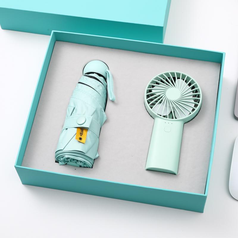 umbrella _small fan gift set